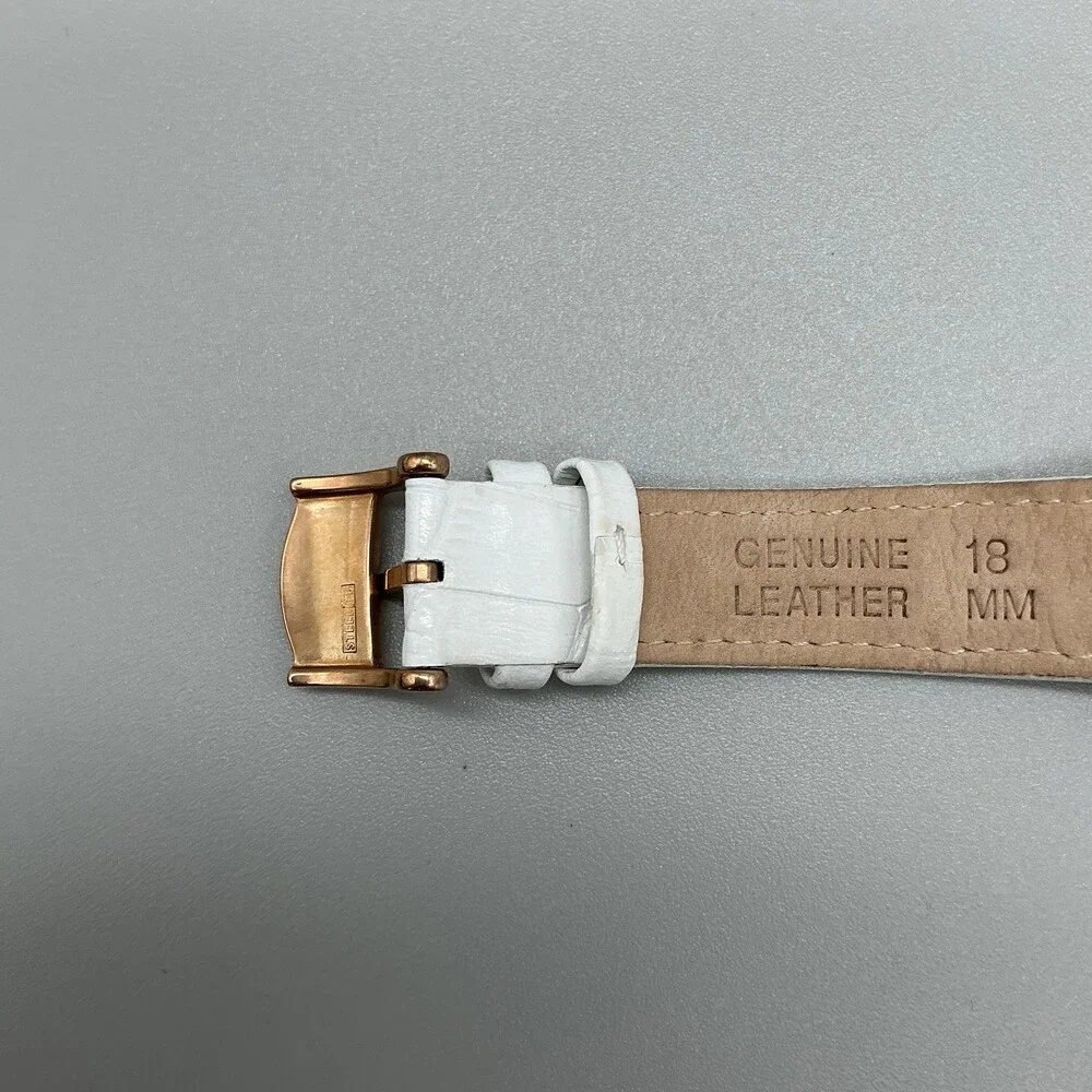Tommy Bahama Womens Watch 38mm MOP Rose Gold Tone Leather TB2179 New Battery